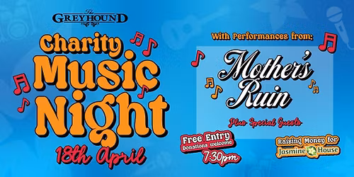 Chartiy music night at The Greyhound 