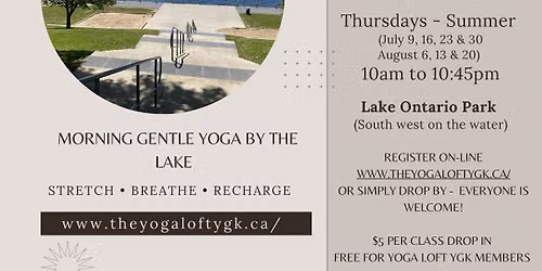 Morning Gentle Yoga by the Lake