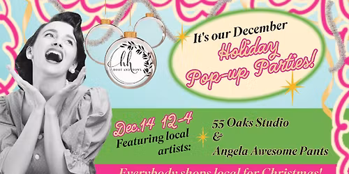 Holiday Pop-Up Party at Hoot & Howl Dec 14