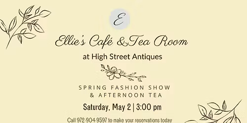 Garden Glam Tea and Spring Fashion Show