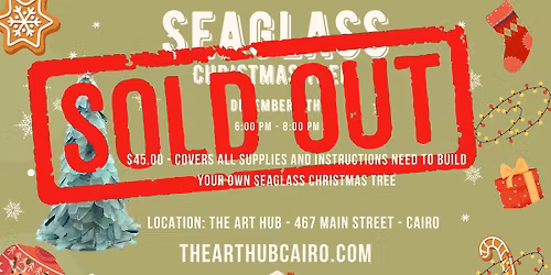 Seaglass Christmas Tree