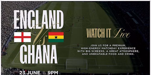WATCH ENGLAND VS GHANA LIVE