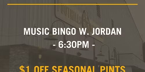 Music Bingo at Foothills Tasting Room