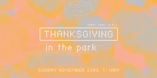 Thanksgiving In The Park
