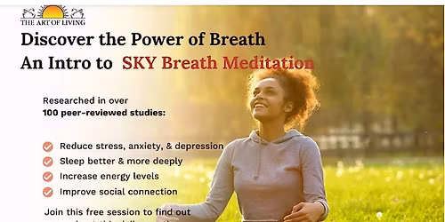 Beyond Breath - Intro to Sky Breath Meditation in Toledo(Art Of Living)