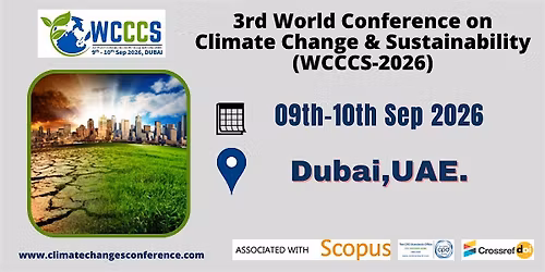 3rd World Conference on Climate Change & Sustainability (WCCCS-2026)