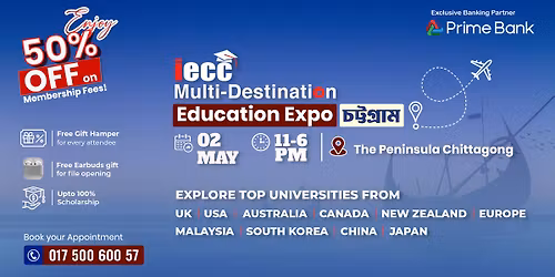 Join IECC Multi-Destination Education Expo \u2013 Chattogram!