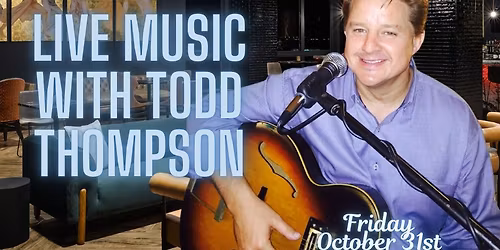 Live music at the Missy Sippi Roof Top Lounge with Todd Thompson