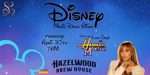 DISNEY MUSIC DRAG BINGO AT HAZELWOOD BREW HOUSE