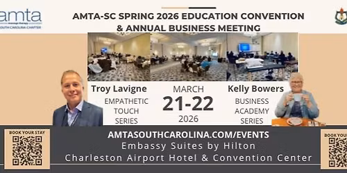 AMTA-SC Spring 2026 Education Convention & Annual Business Meeting