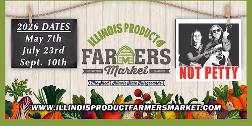 Not Petty @ IL Product Farmers Market | Springfield, IL | Tom Petty Tribute Duo