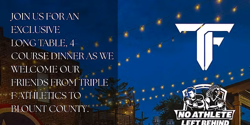 Walnut Kitchen - Long Table Dinner to Benefit No Athlete Left Behind