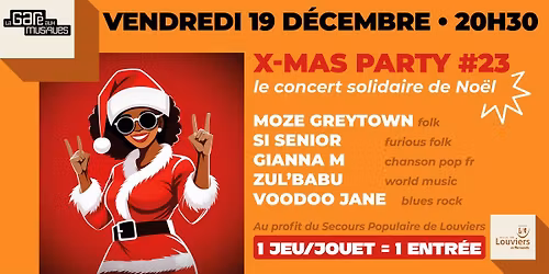 X-Mas party #23 (concert pour le Secours Populaire)