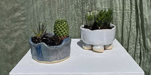 Mini Planter Pottery Class - Intro to Pottery Workshop