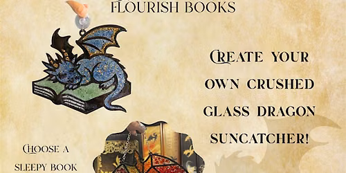 Crushed Glass Dragon Suncatcher- Reaver Beach Brewery