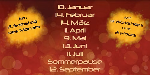 Fiesta Pasi\u00f3n - 3 Workshops & 3 Floors