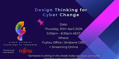 Design Thinking for Cyber Change