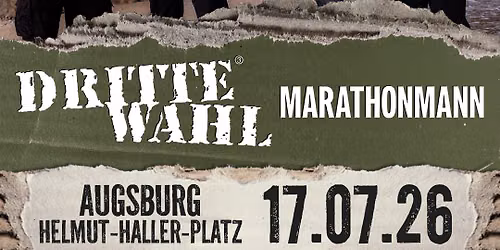 Dritte Wahl + Marathonmann | Sommer am Kiez 2026