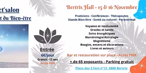 Le Baudet'salon du paranormal et du bien-être du 15 et 16 novembre 2025
