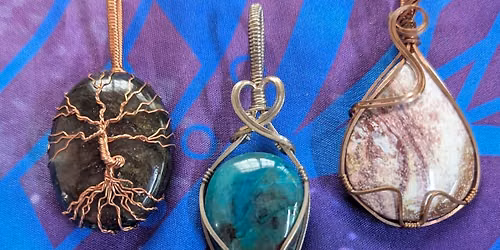Wire Wrapped Crystal Pendant Workshop