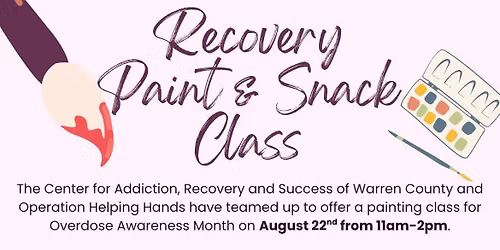 Recovery Paint and Snack Class