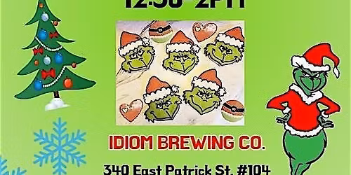 You're a Mean One! Grinchmas Cookie Decorating Class