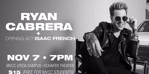 Ryan Cabrera w\/ Opener Isaac French 