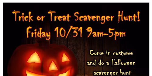 Trick or Treat Scavenger Hunt