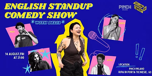 14 AUG-Navigli English Standup SHOWCASE - Featuring International Comedians