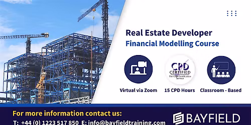 Bayfield Training - Real Estate Developer (Development DCF Modelling)