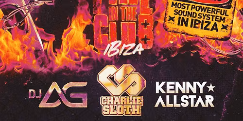 Fire In The Club Ibiza at Eden