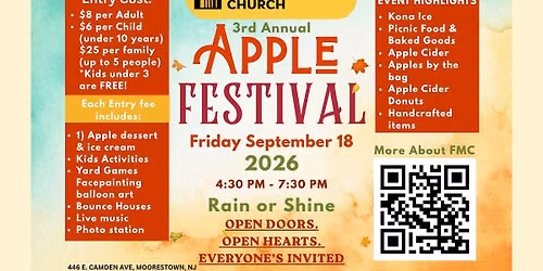 3rd Annual Community Apple Festival