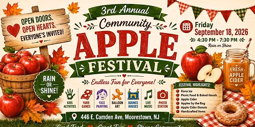 3rd Annual Community Apple Festival