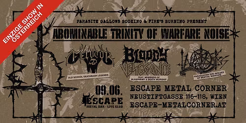 EJECUTOR (CHI) I BLOODY VENGEANCE (GER) I INFAUSTES (PRY)