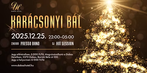 Kar\u00e1csonyi b\u00e1l a Dabas Hotelben