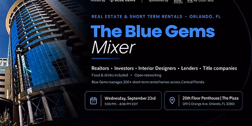 The Blue Gems Mixer | Orlando