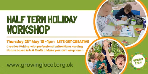 LET'S GET CREATIVE Creative Writing & Crafting Workshop for 8 +  year olds