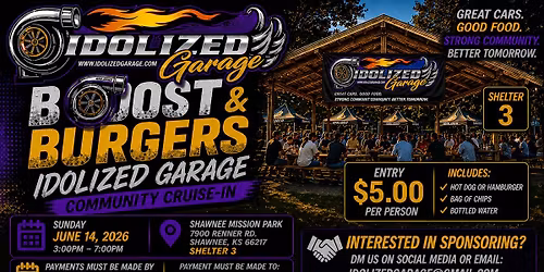 \ud83d\udd25 IDOLIZED GARAGE COMMUNITY CRUISE-IN \ud83d\udd25
