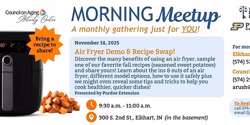 Air Fryer 101 with Samples + Recipe Swap!