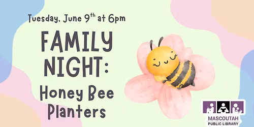 Family Night: Honey Bee Planters \ud83d\udc1d