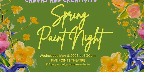 Canvas and Creativity Spring Paint Night