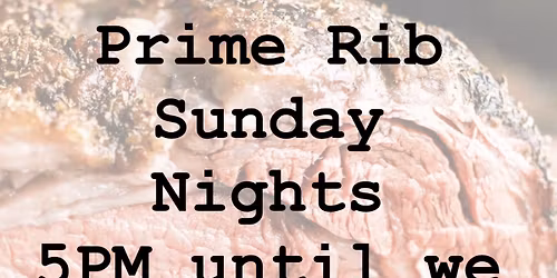 Prime Rib dinner