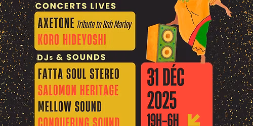 One Love 2026 : Reveillon caritatif 100% Reggae