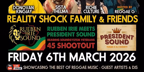 Reality Shock Family & Friends - Donovan Kingjay, Richie Culture, Sista Thelma, Reggae G