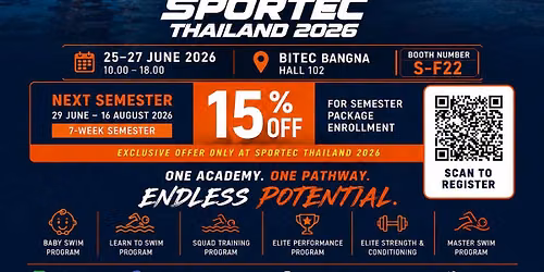 BEST Swim Academy at SPORTEC Thailand 2026