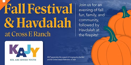 Fall Festival & Havdalah with KAJY