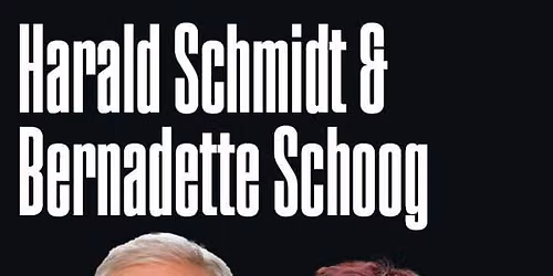 Harald Schmidt und Bernadette Schoog in Bad Elster
