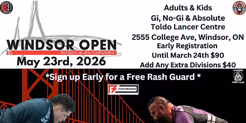 2026 Windsor Open BJJ Tournament