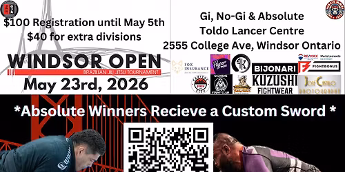 2026 Windsor Open BJJ Tournament