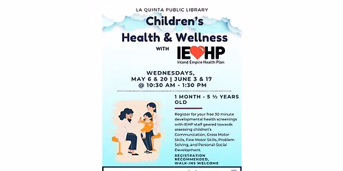 Children's Health and Wellness with IEHP